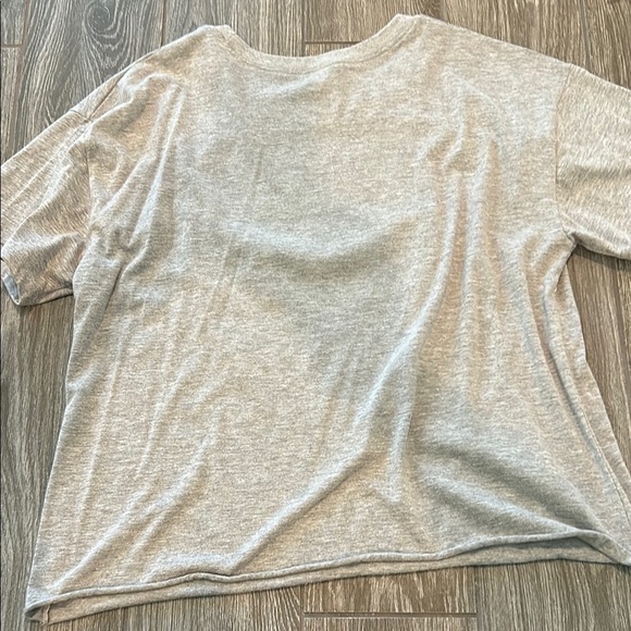 Awake Gray Graphic T-Shirt with Crew Neck and Short Sleeves - Picture 5 of 5